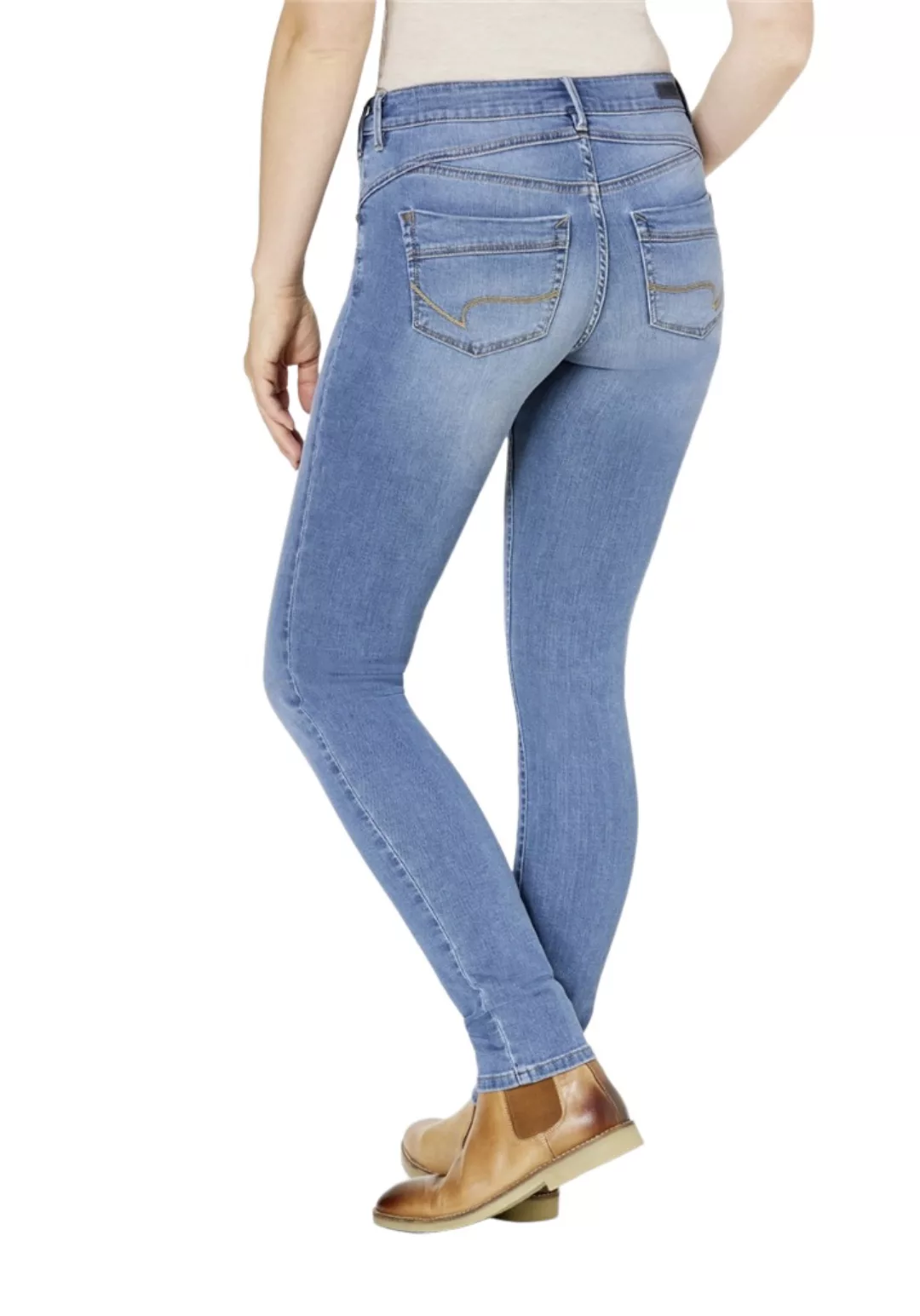 Paddock`s Damen Jeans LUCY MOTION & COMFORT - Skinny Fit - Blau - Mid Blue günstig online kaufen