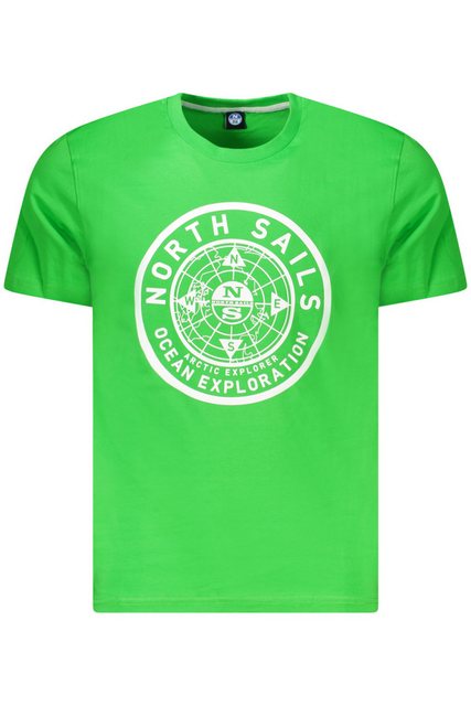 North Sails T-Shirt Grünes Kurzarm Herren T-Shirt mit Rundhals und günstig online kaufen