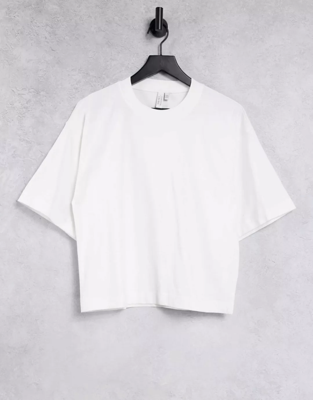 & Other Stories – Oversize-T-Shirt aus Bio-Baumwolle in Weiß günstig online kaufen