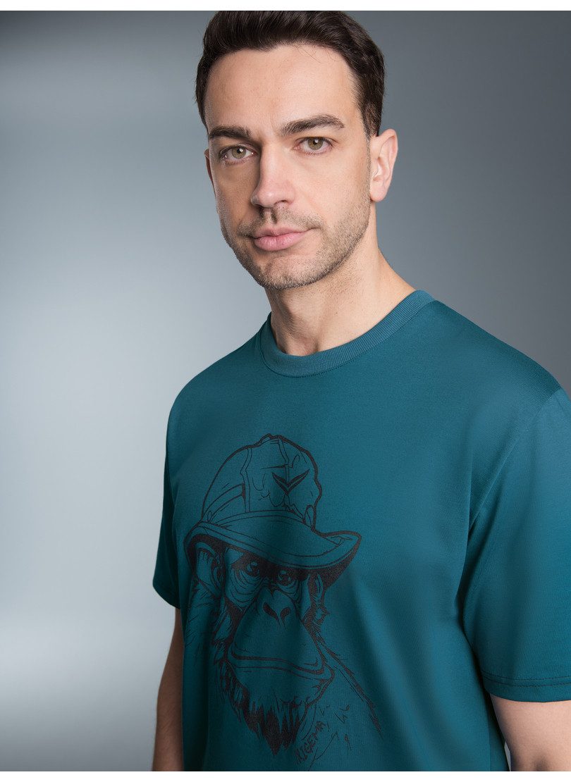 Trigema T-Shirt "TRIGEMA T-Shirt mit Affen-Printmotiv", (1 tlg.) günstig online kaufen