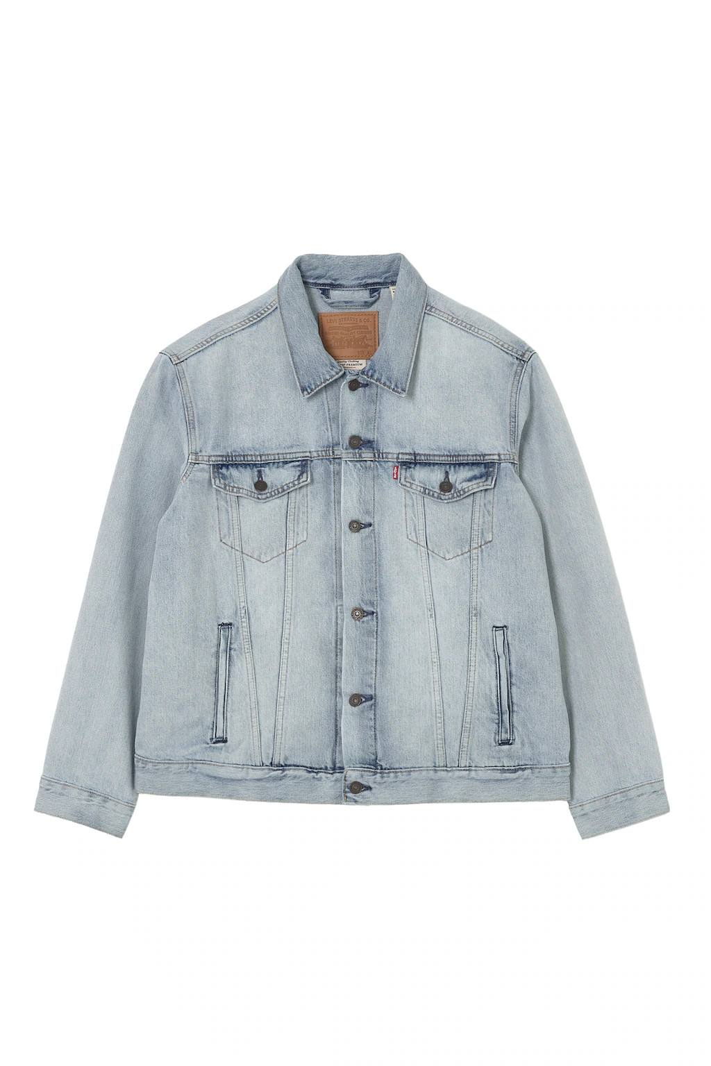 Levis Jeansjacke "VINTAGE FIT TRUCKER JKT", ohne Kapuze, mit Knopfleiste günstig online kaufen
