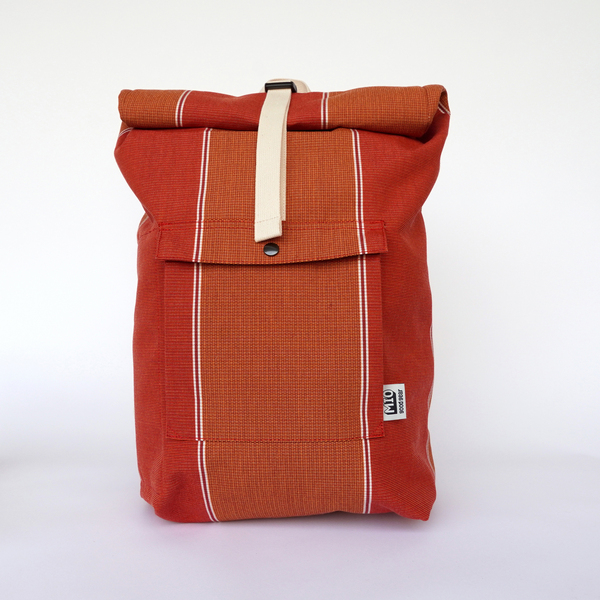 Upcycling Rucksack Roll-top Aus Markisenstoff günstig online kaufen