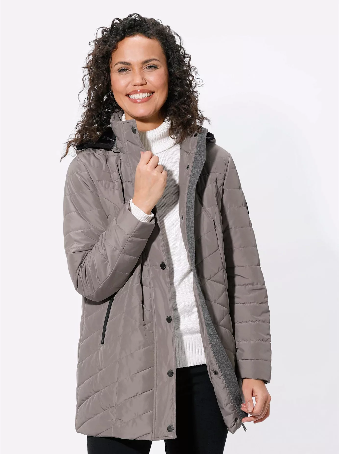 Casual Looks Steppjacke, mit Kapuze günstig online kaufen