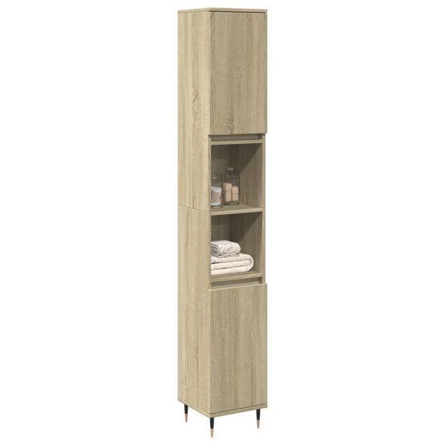 vidaXL Schrankmodule Badschrank Sonoma-Eiche 30x30x190 cm Holzwerkstoff günstig online kaufen