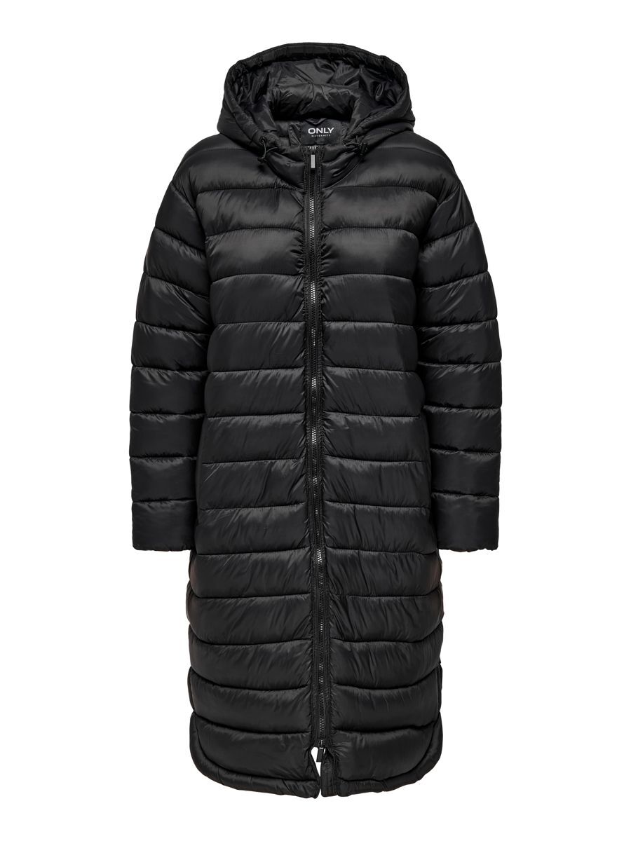 ONLY Mama Gesteppte Oversize Mantel Damen Schwarz günstig online kaufen