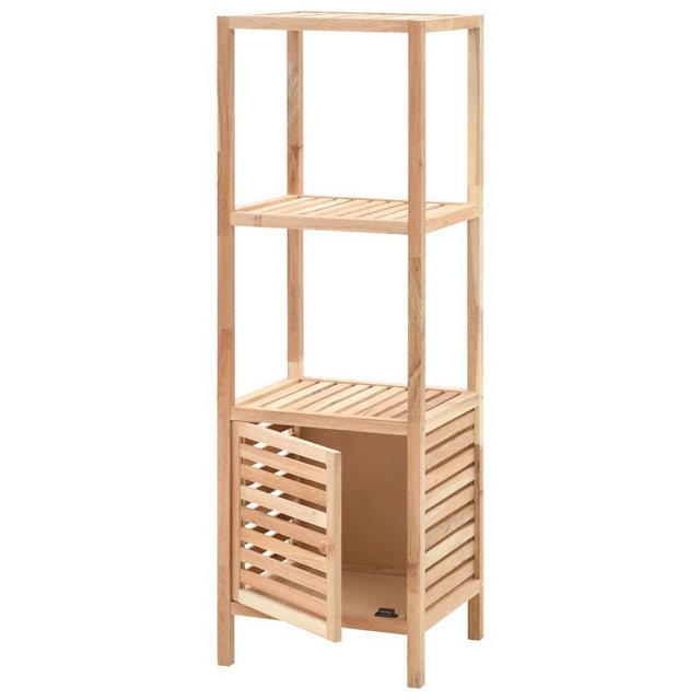 Badezimmerschrank Nussbaumholz Massiv 39,5 X 35,5 X 123 Cm günstig online kaufen