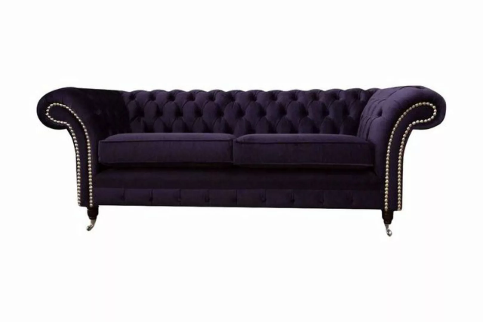 JVmoebel Sofa Chesterfield englisch klassischer Stil Sofa Couch 3 Sitz Pols günstig online kaufen