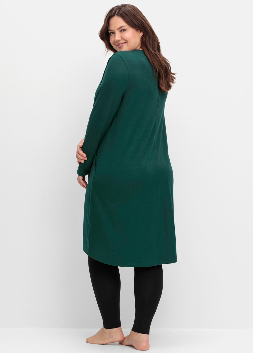 Sheego Sweatkleid "Sweatkleid" günstig online kaufen