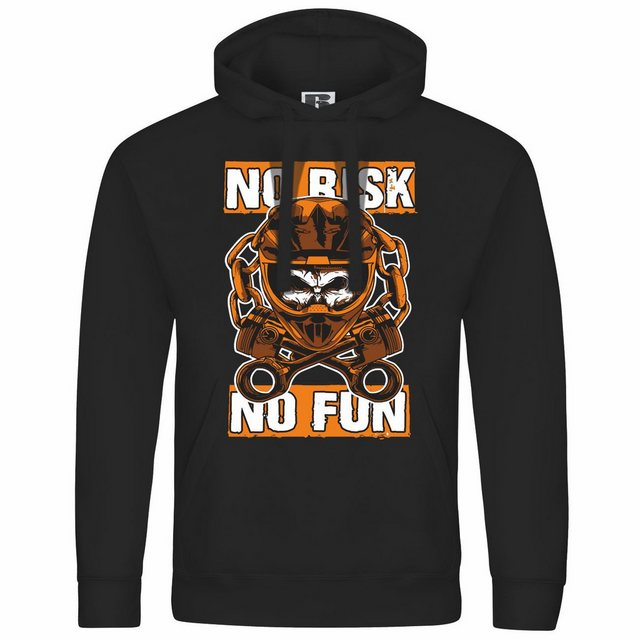 deinshirt Kapuzenpullover Herren Kapuzenpullover No risk no fun Mit Print M günstig online kaufen