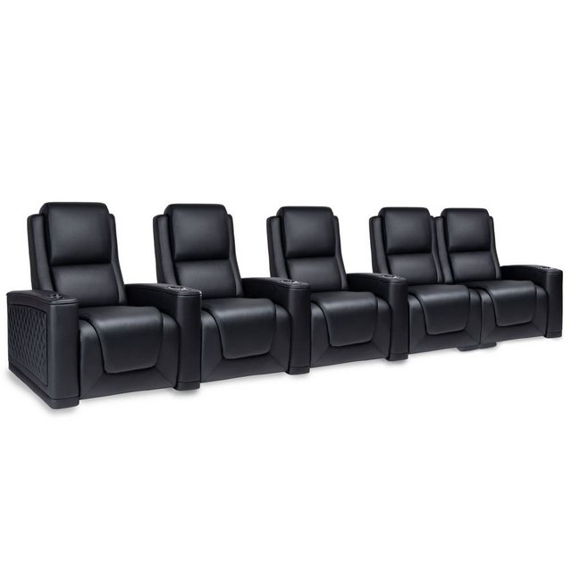 Zinea Sofa Zinea Kinosessel Prestige Dark - 5 Sitzer LR - Leder - elektr. - günstig online kaufen