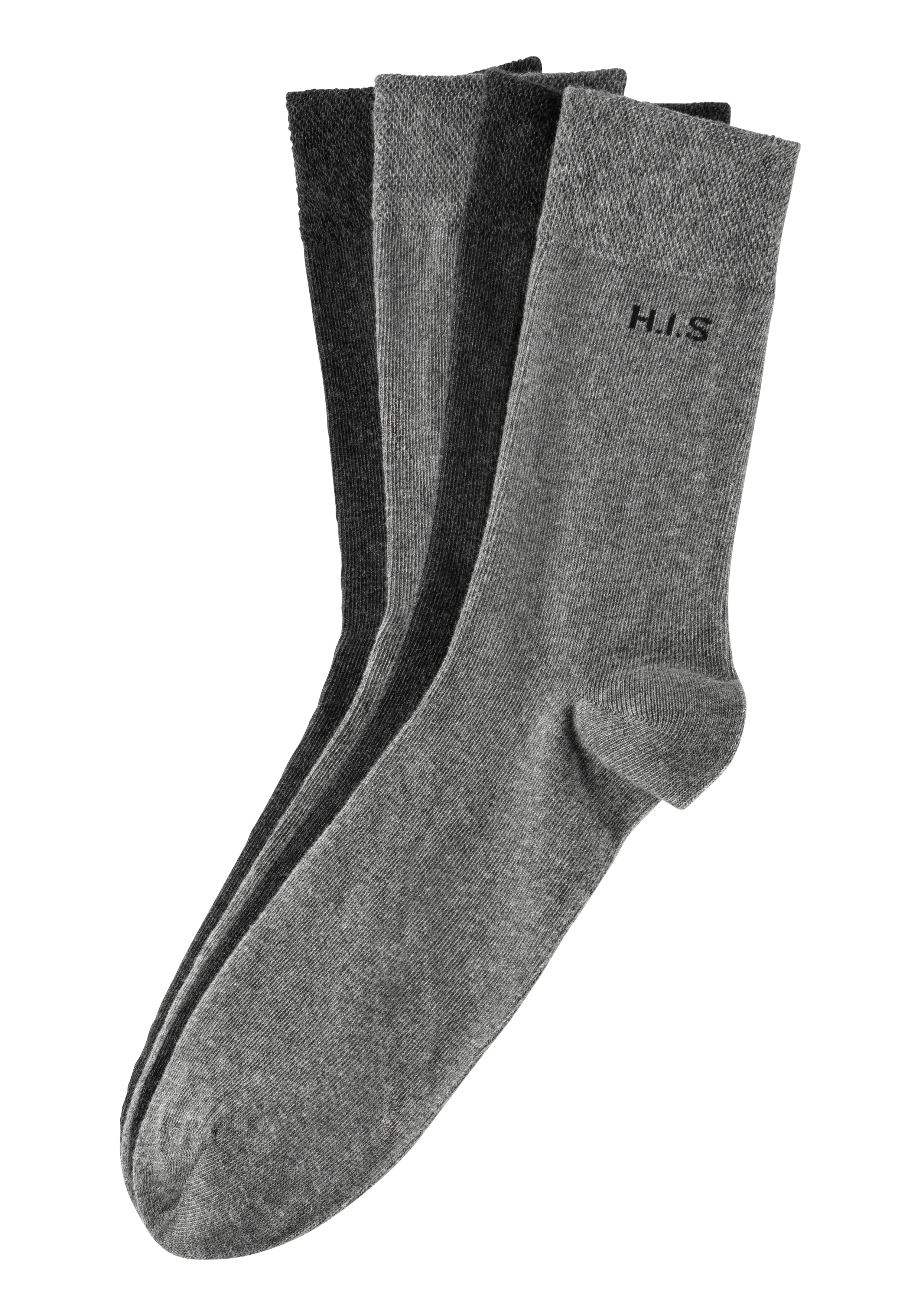 H.I.S Socken, (4 Paar), mit druckfreiem Bündchen günstig online kaufen