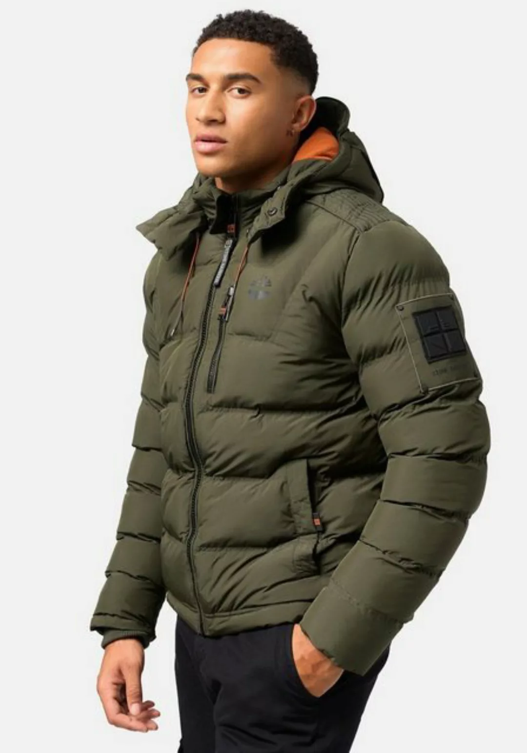 Stone Harbour Winterjacke "Arvidoo", mit Kapuze, Modische Herren Winter Ste günstig online kaufen