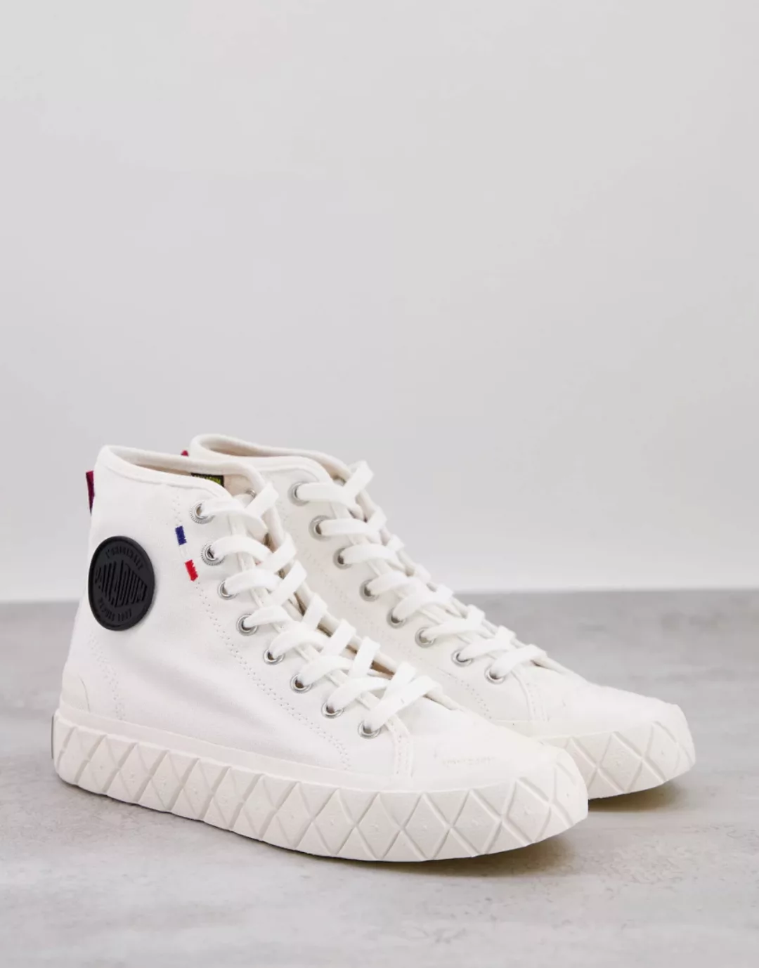 Palladium – Palla Ace – Hohe Sneaker in Star-Weiß günstig online kaufen