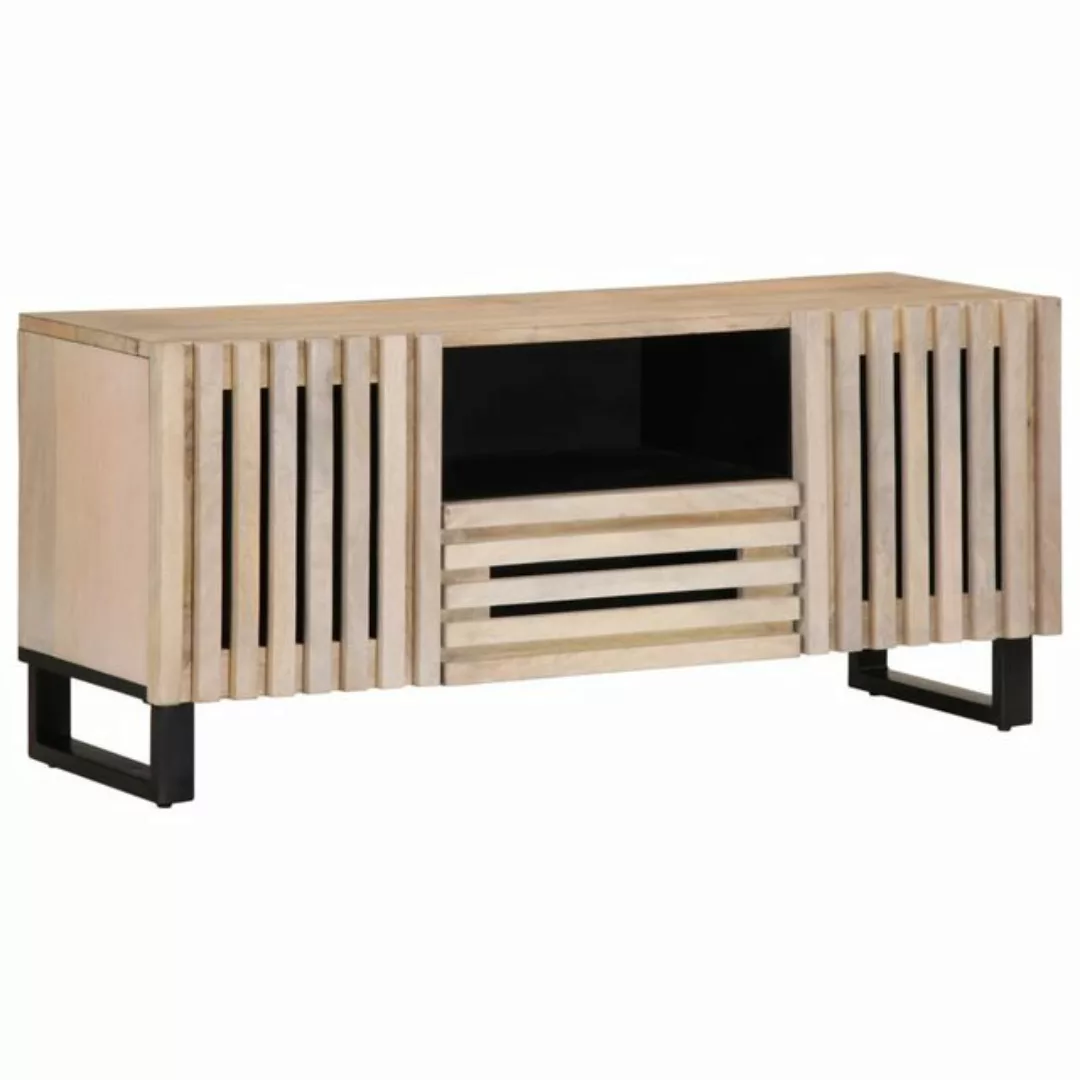 vidaXL Schrankmodule TV-Schrank 100x34x46 cm Massivholz Mango günstig online kaufen