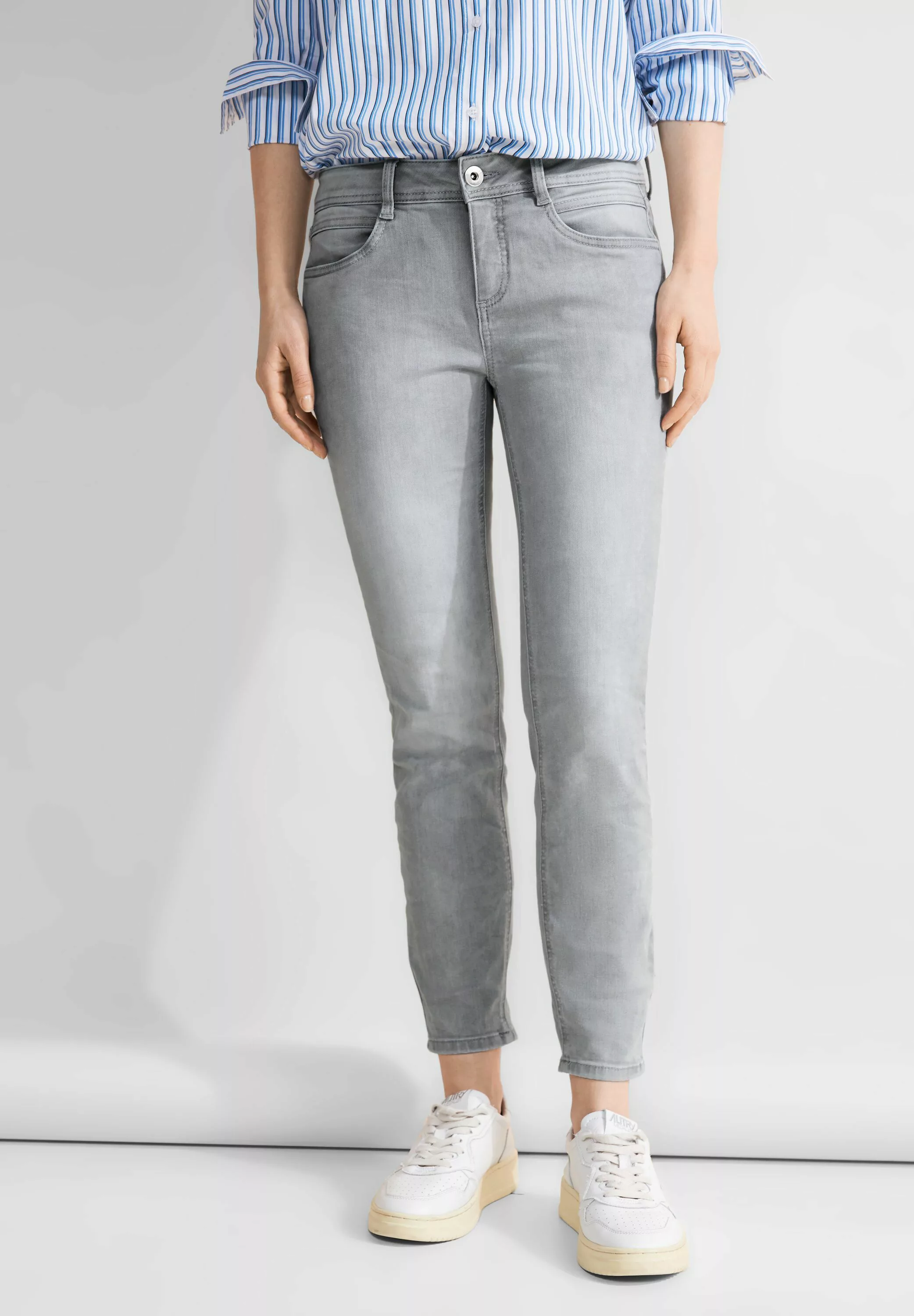 STREET ONE Slim-fit-Jeans Middle Waist günstig online kaufen