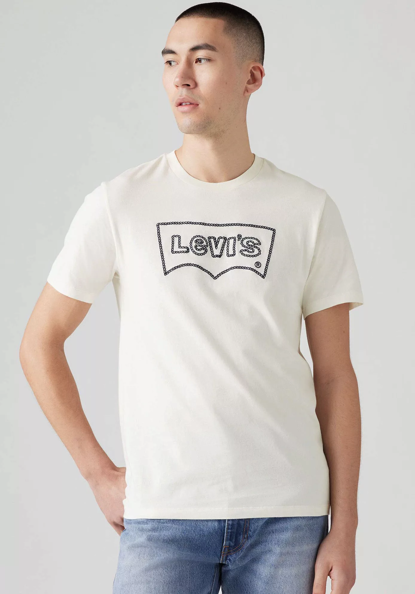 Levi's® T-Shirt CREWNECK TEE mit Logo-Front-Print günstig online kaufen