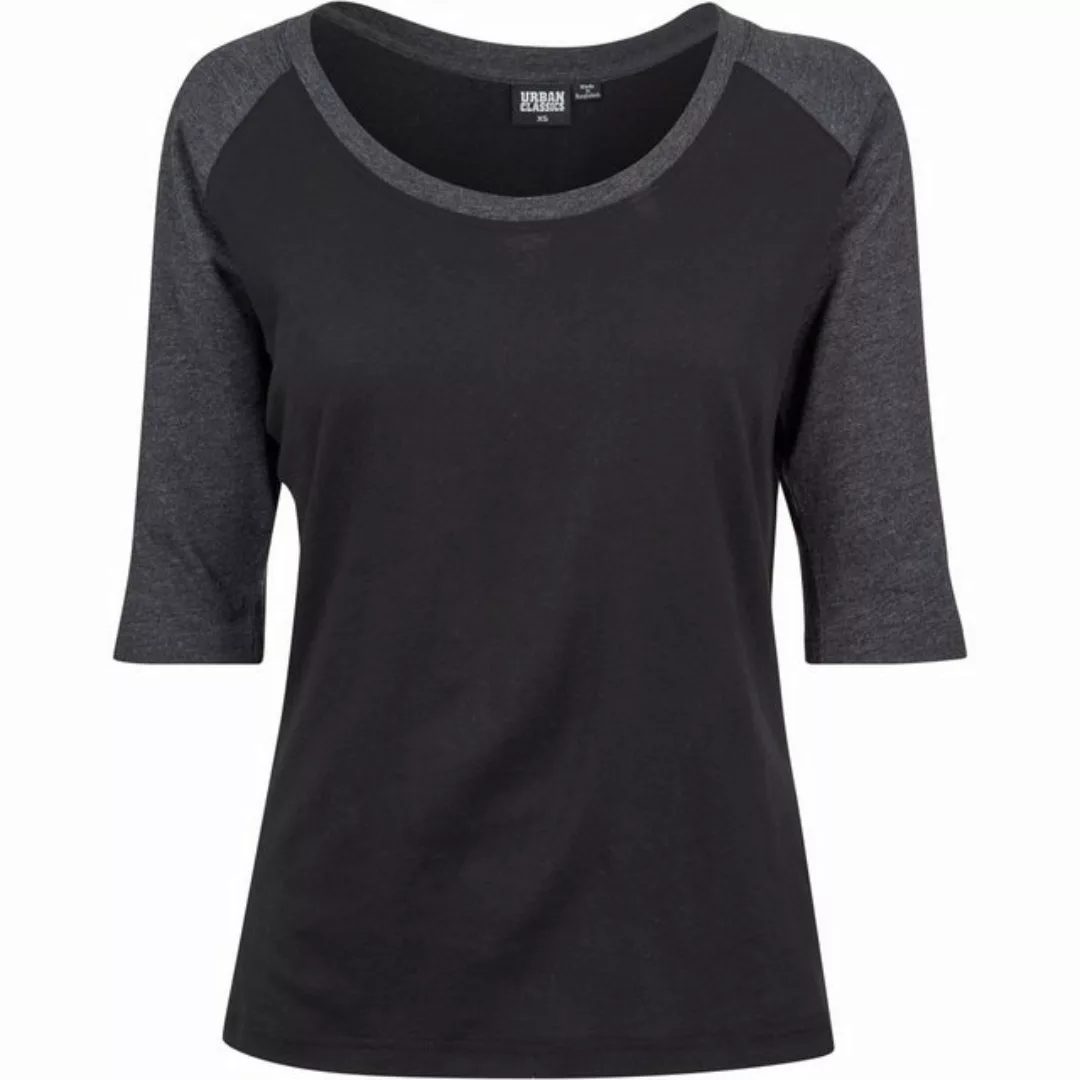 URBAN CLASSICS T-Shirt Urban Classics Damen Ladies 3/4 Contrast Raglan Tee günstig online kaufen