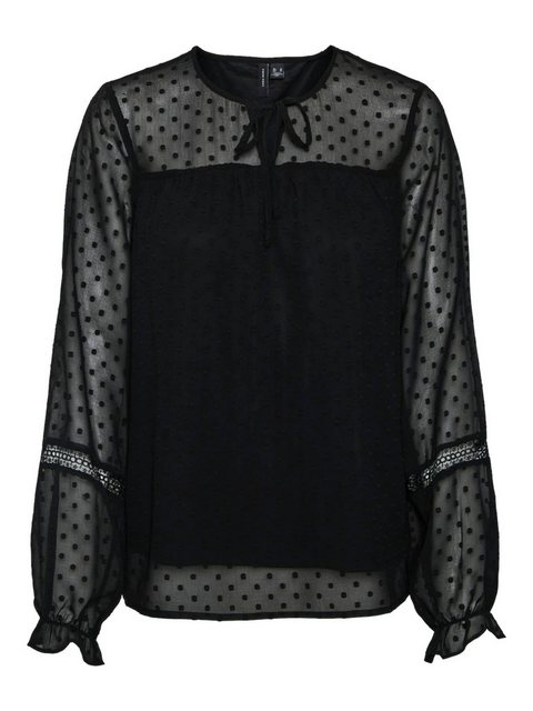 Vero Moda Blusenshirt VMLEAH LS LACE TOP WVN GA NOOS günstig online kaufen