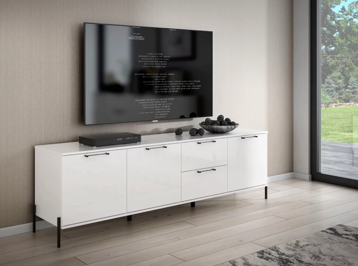 FORTE TV-Bank, Breite 199 cm günstig online kaufen