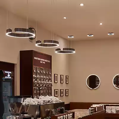 Occhio Mito Sospeso 40 Variabel Up Room Pendelleuchte LED, Kopf silber matt günstig online kaufen