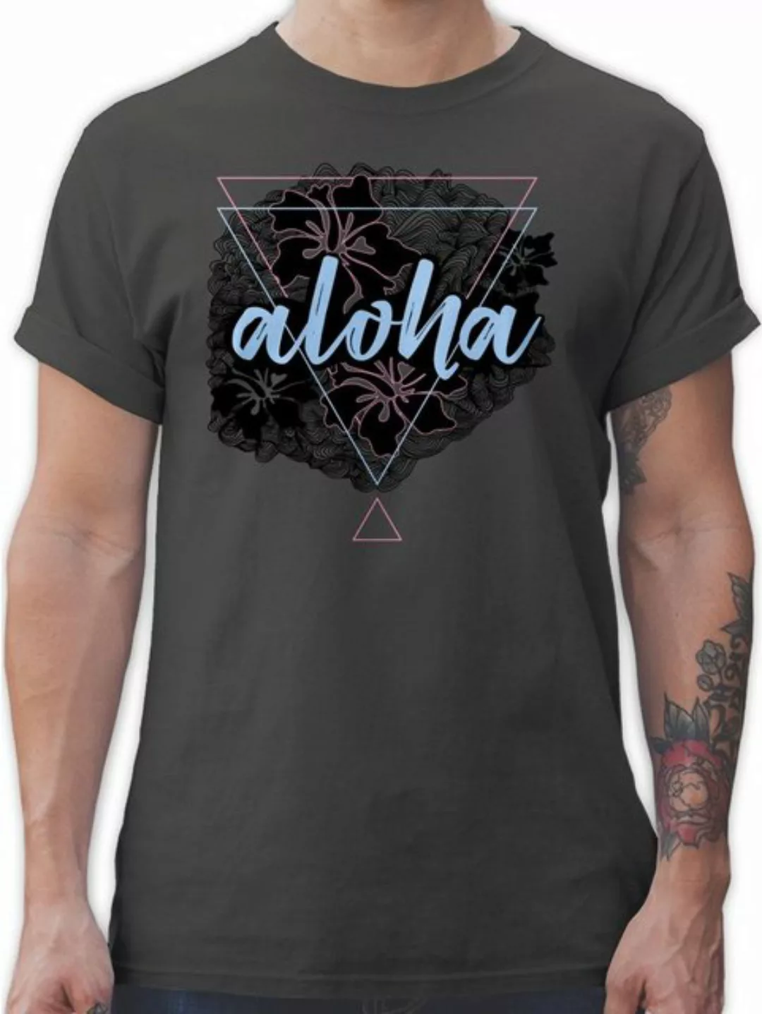 Shirtracer T-Shirt Aloha Sommerurlaub Herren günstig online kaufen