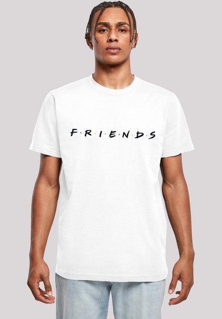 F4NT4STIC T-Shirt FRIENDS TV Serie Text Logo WHT Herren,Premium Merch,Regul günstig online kaufen