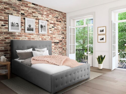 Home affaire Polsterbett "Vaine", in 5 Breiten, auch in Länge 220 cm, incl. günstig online kaufen