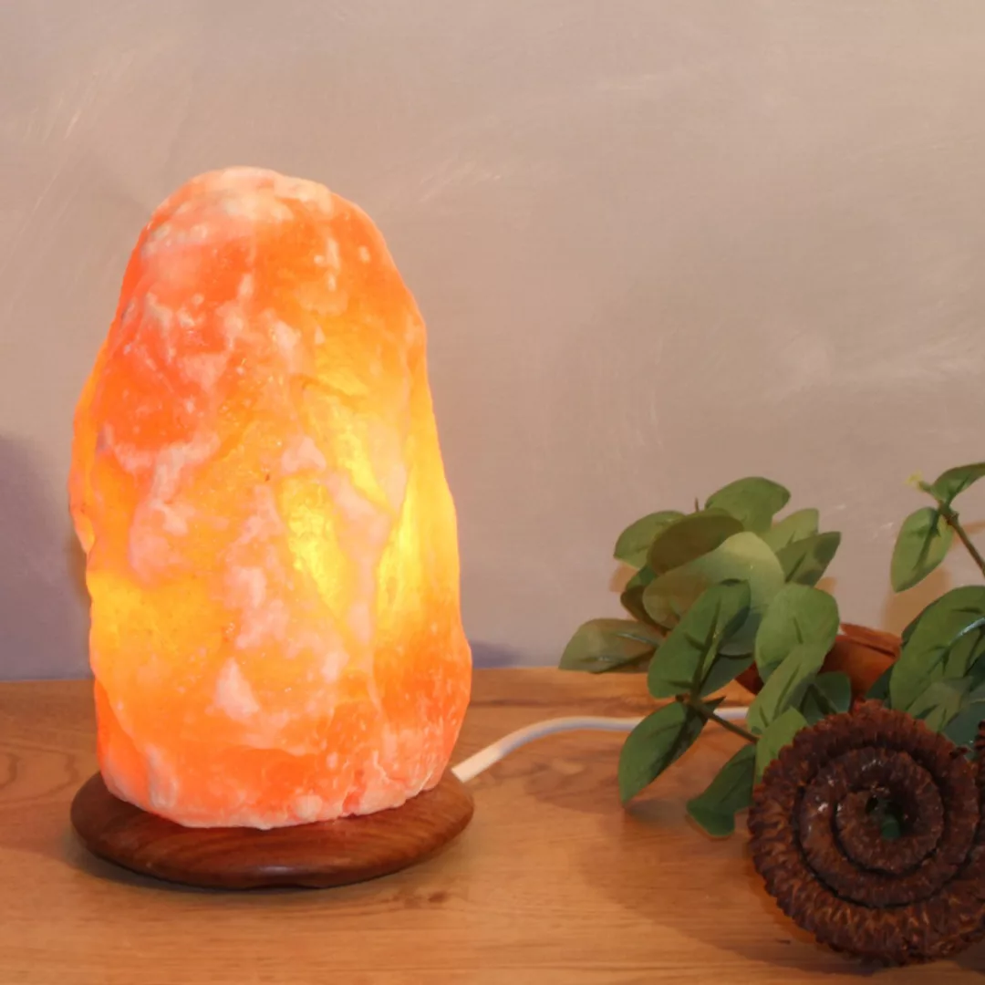 HIMALAYA SALT DREAMS Salzkristall-Tischlampe »Rock«, Leuchtmittel E14   Leu günstig online kaufen