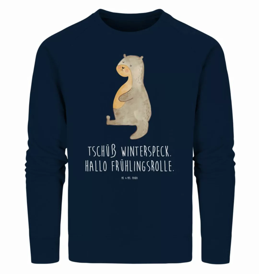 Mr. & Mrs. Panda Longpullover Größe S Otter Bauch - French Navy - Geschenk, günstig online kaufen