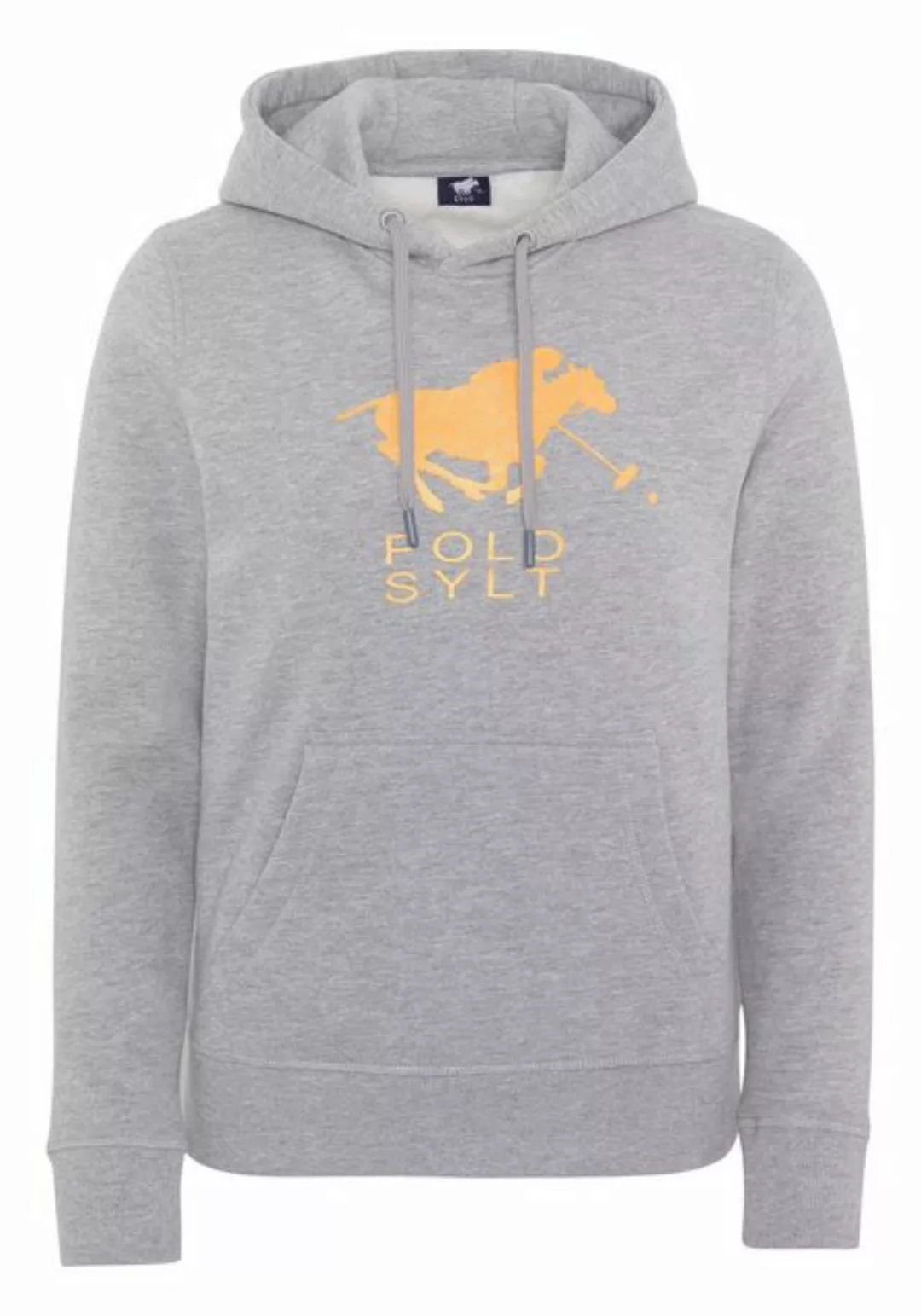 Polo Sylt Kapuzensweatshirt mit Glitter-Motiv günstig online kaufen