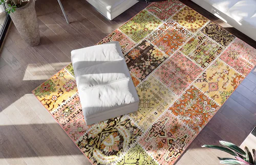 me gusta Teppich »Ariya 425«, rechteckig, 6 mm Höhe, Flachflor, gekettelt, günstig online kaufen