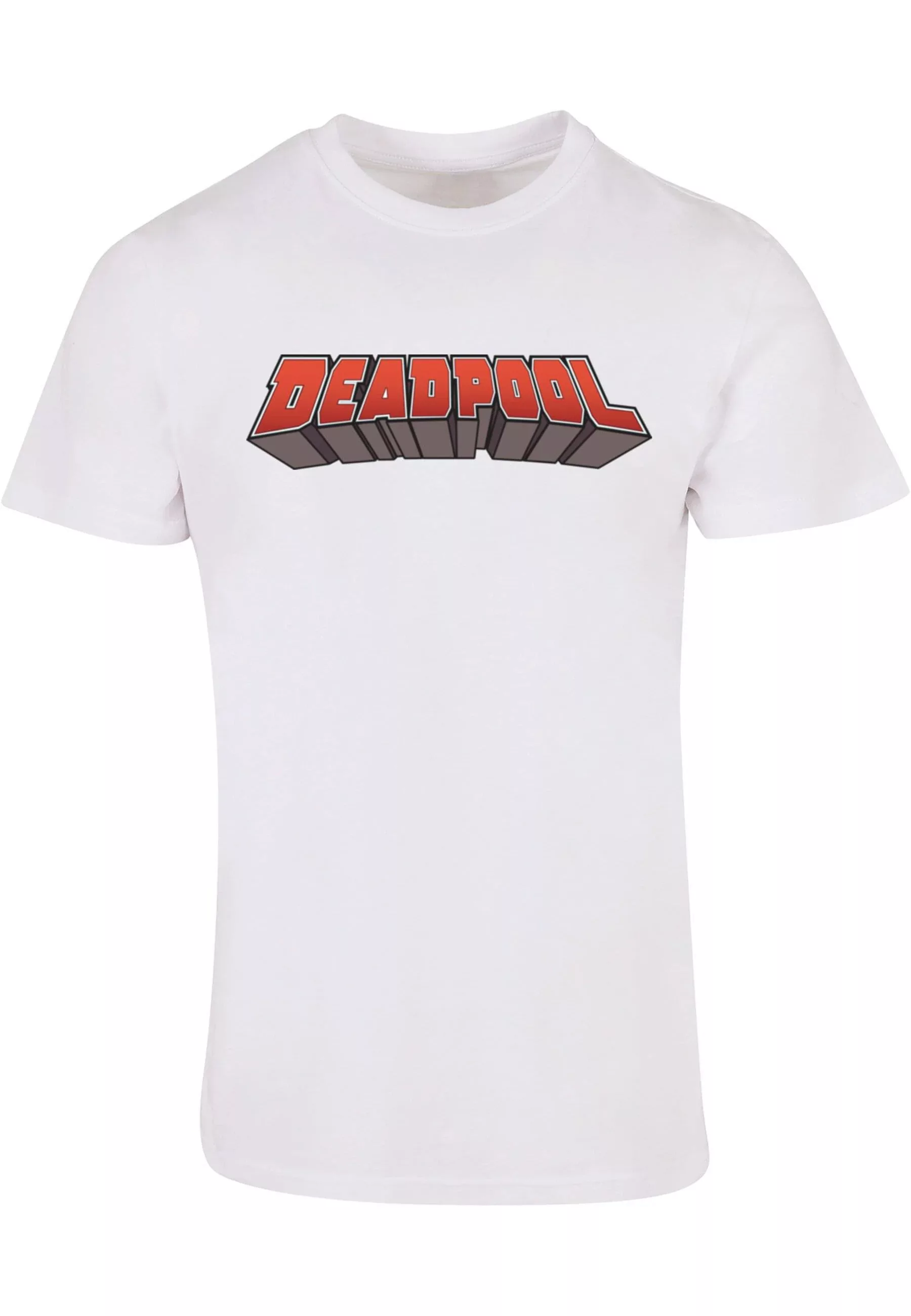 ABSOLUTE CULT T-Shirt "ABSOLUTE CULT Herren Deadpool - Text Logo T-Shirt" günstig online kaufen