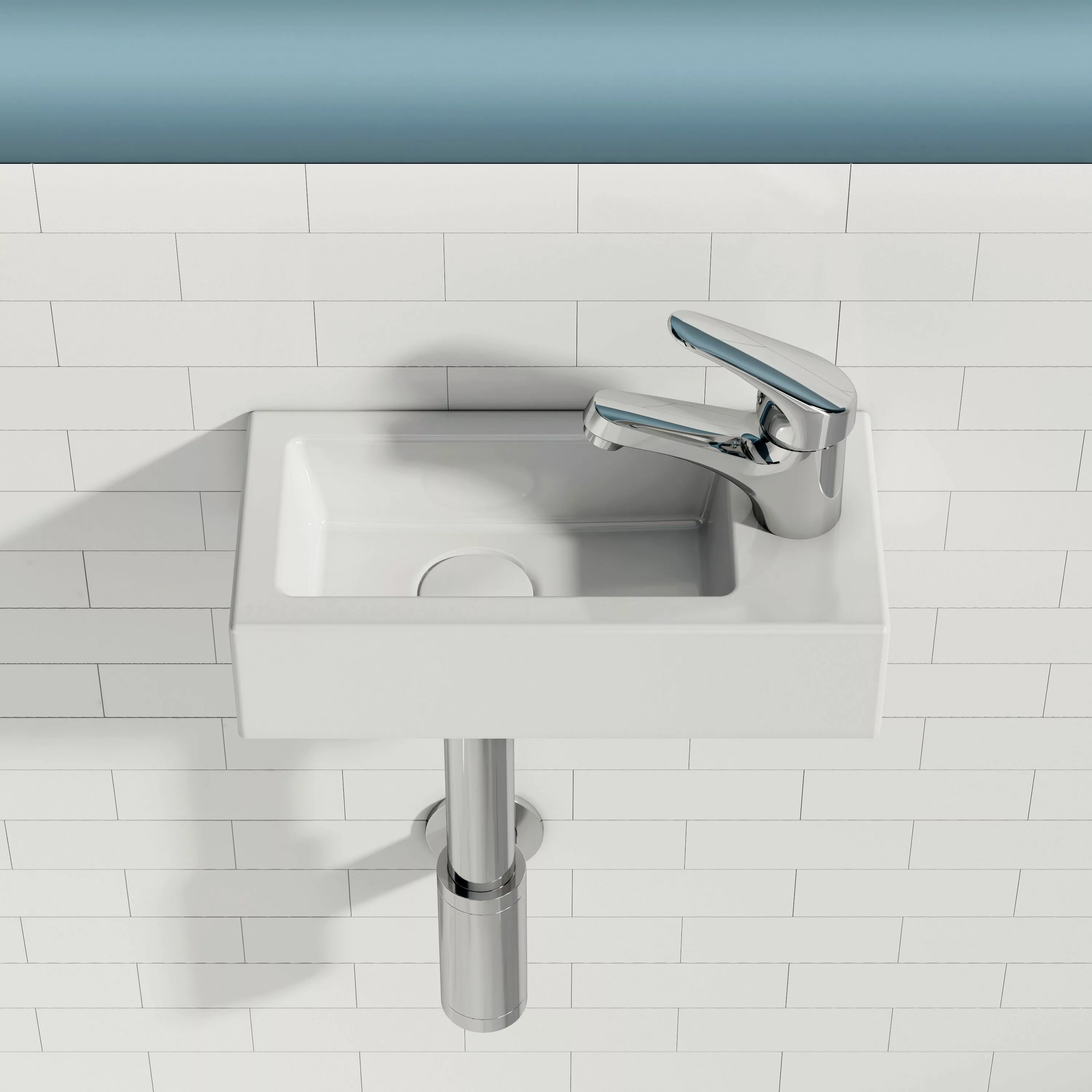 EMKE Waschbecken Handwaschbecken Keramik Waschbecken Waschtisch günstig online kaufen
