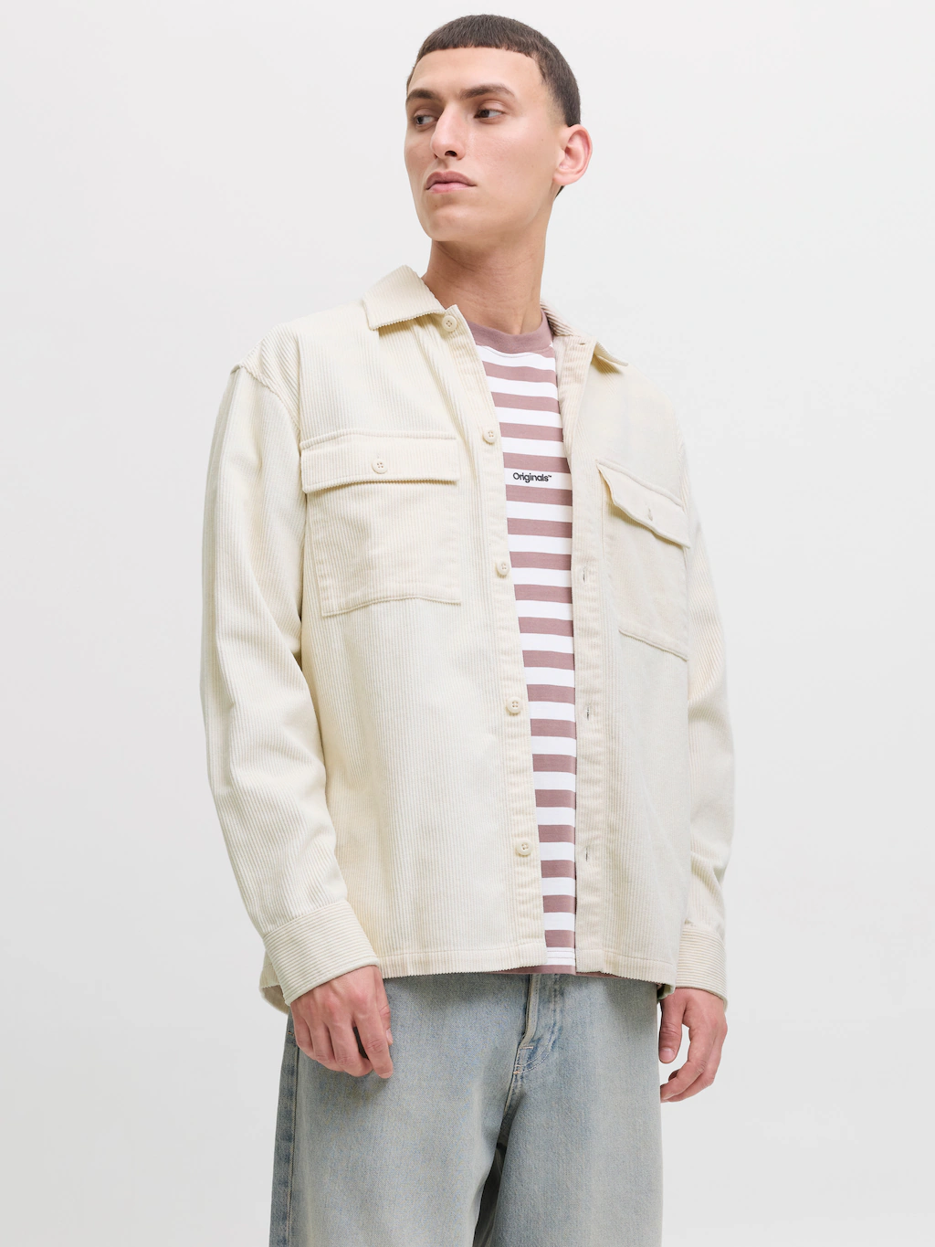 Jack & Jones Langarmhemd "JJEPERFECT CORDUROY OVERSHIRT LS SN" günstig online kaufen