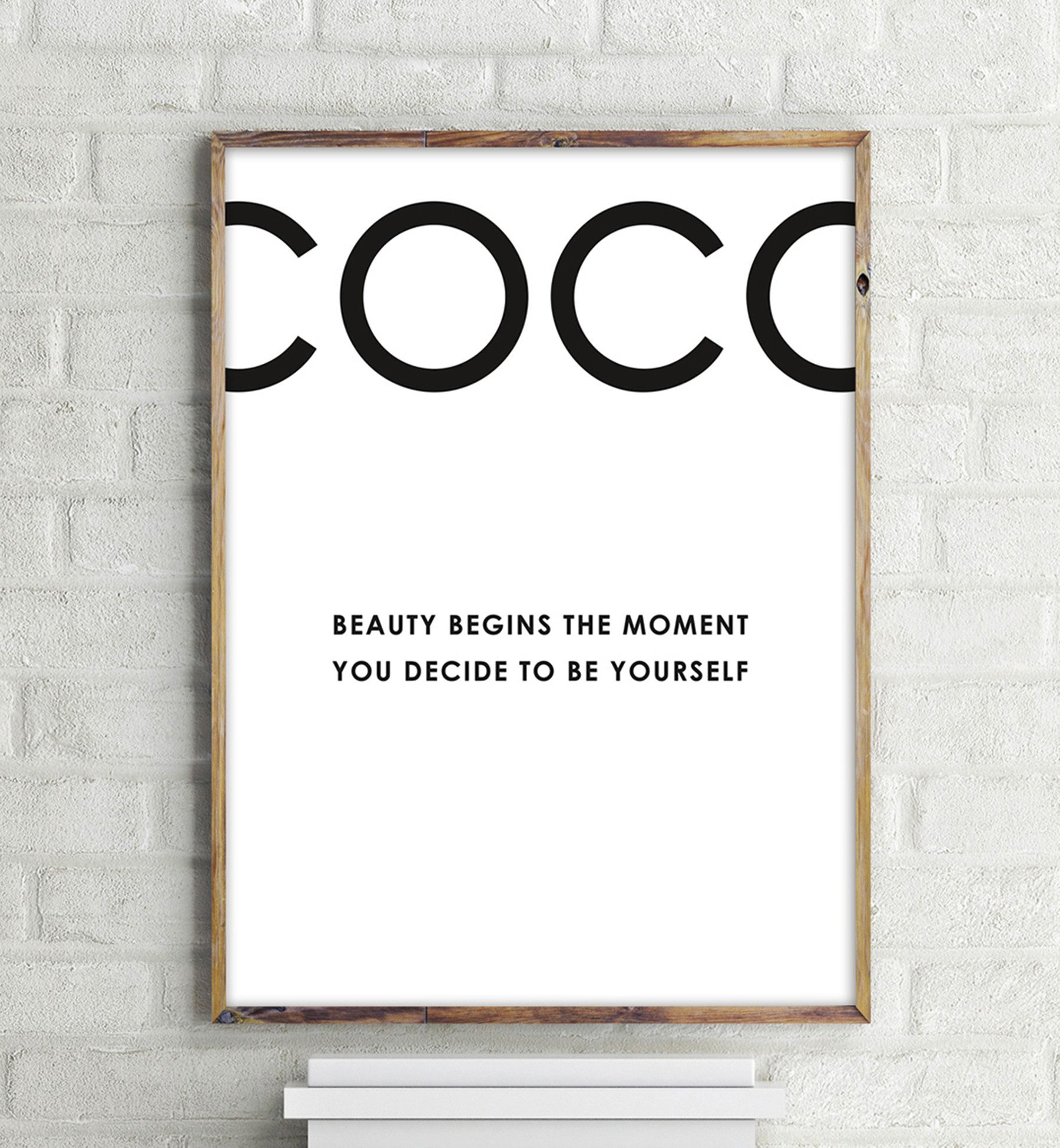 Close Up Poster Coco Kunstdruck Beauty günstig online kaufen