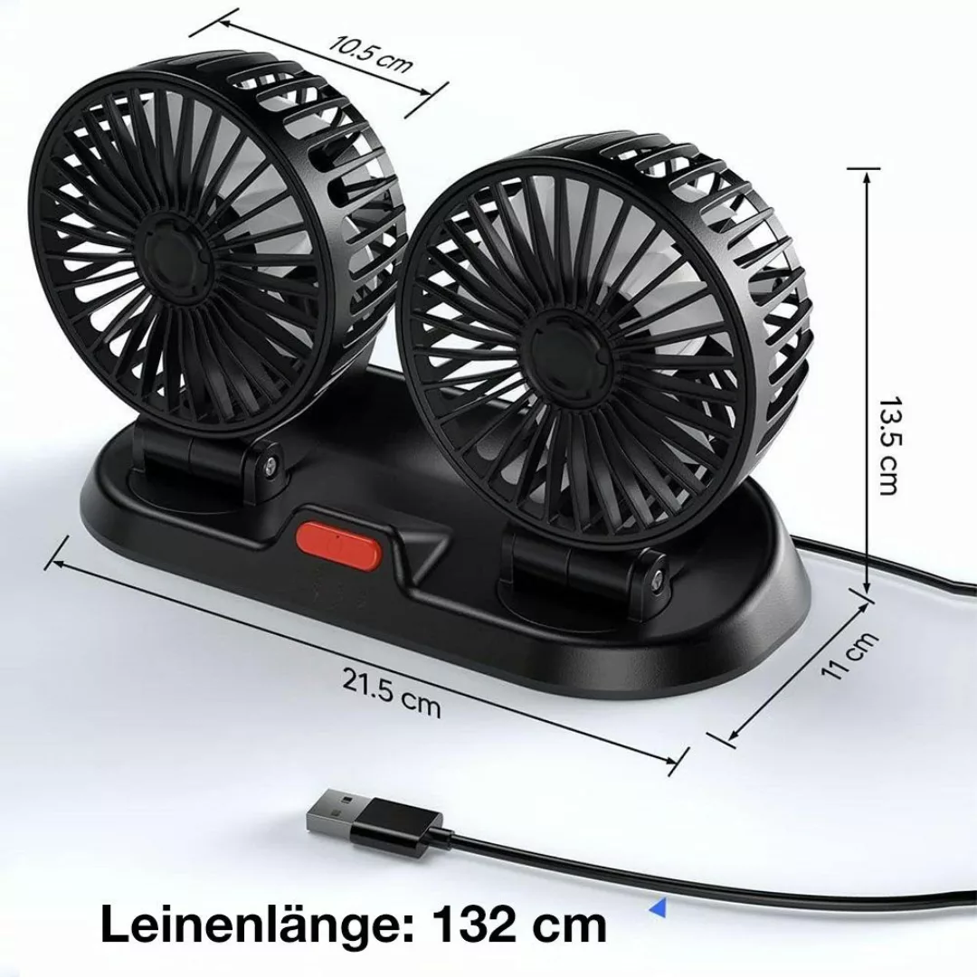 JOYOLEDER Mini USB-Ventilator Mini Auto Ventilator,5V günstig online kaufen