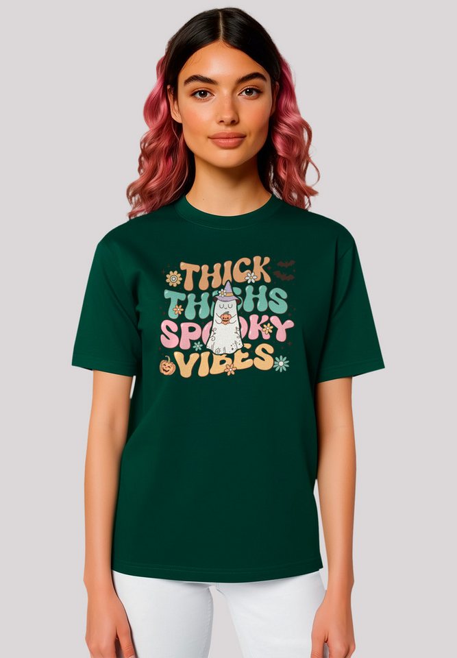 F4NT4STIC T-Shirt Retro Halloween Thick Thighs Spooky Vibes Premium Qualitä günstig online kaufen