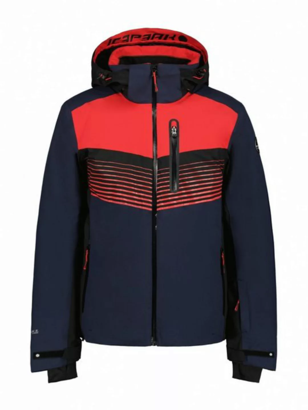 Icepeak Anorak Elkhart - Herren Winterjacke - dunkeblau/rot günstig online kaufen