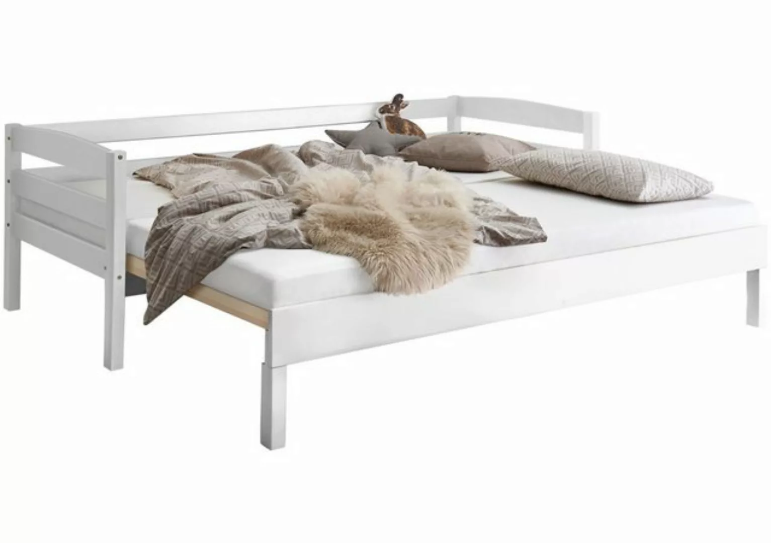 58 aufm Kessel Bettgestell Funktionsbett Giulietta 214x98x72 Ausziehbett Ma günstig online kaufen