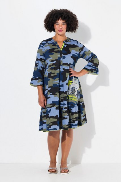 Angel of Style Jerseykleid Jerseykleid A-Linie Ziersteinchen Camouflage günstig online kaufen