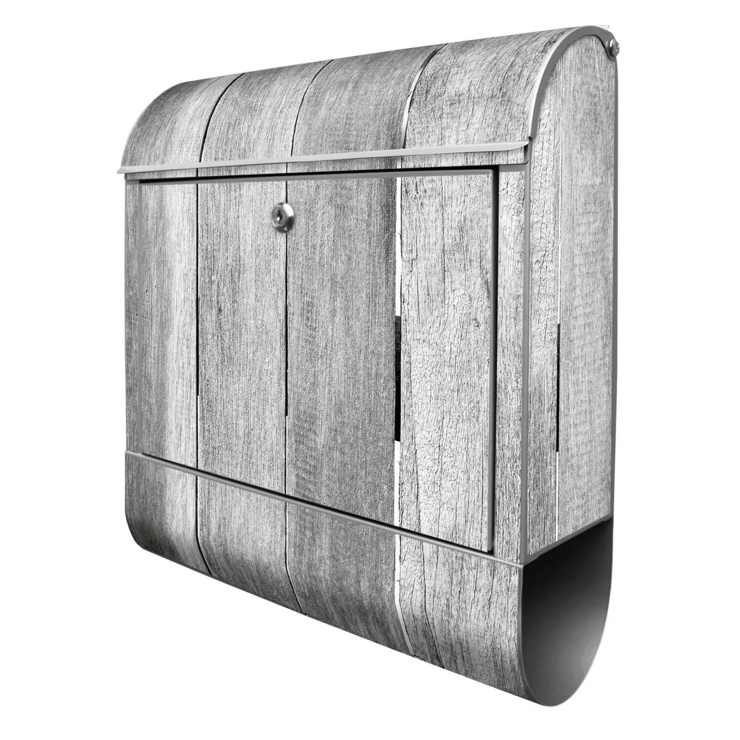 Banjado Design Briefkasten Silber Pulverbeschichtet 39x47x14cm 2 Schlüssel günstig online kaufen