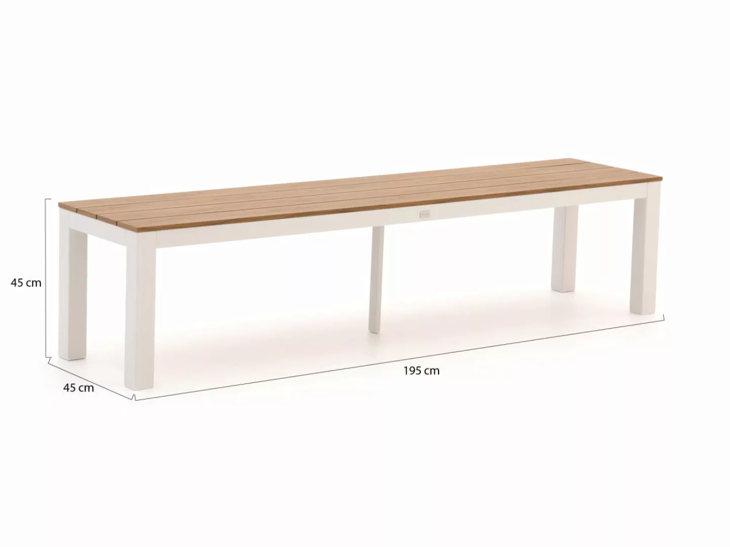 Bellagio Fidenza Picknickbank 195x45x45cm günstig online kaufen