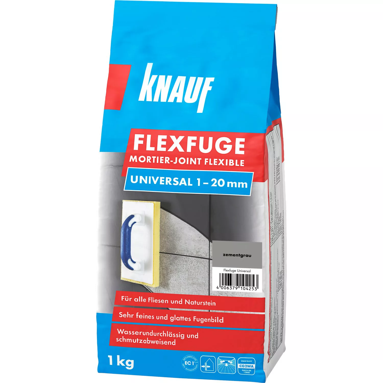 Knauf Flexfuge Universal Zementgrau 1 kg günstig online kaufen