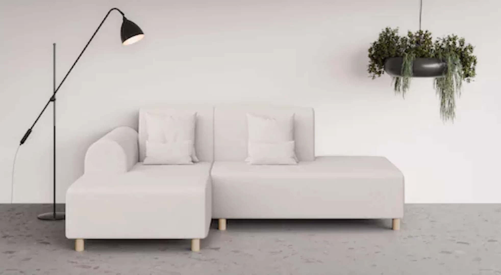 INOSIGN Ecksofa »Suyala«, L-Form mit Hocker günstig online kaufen
