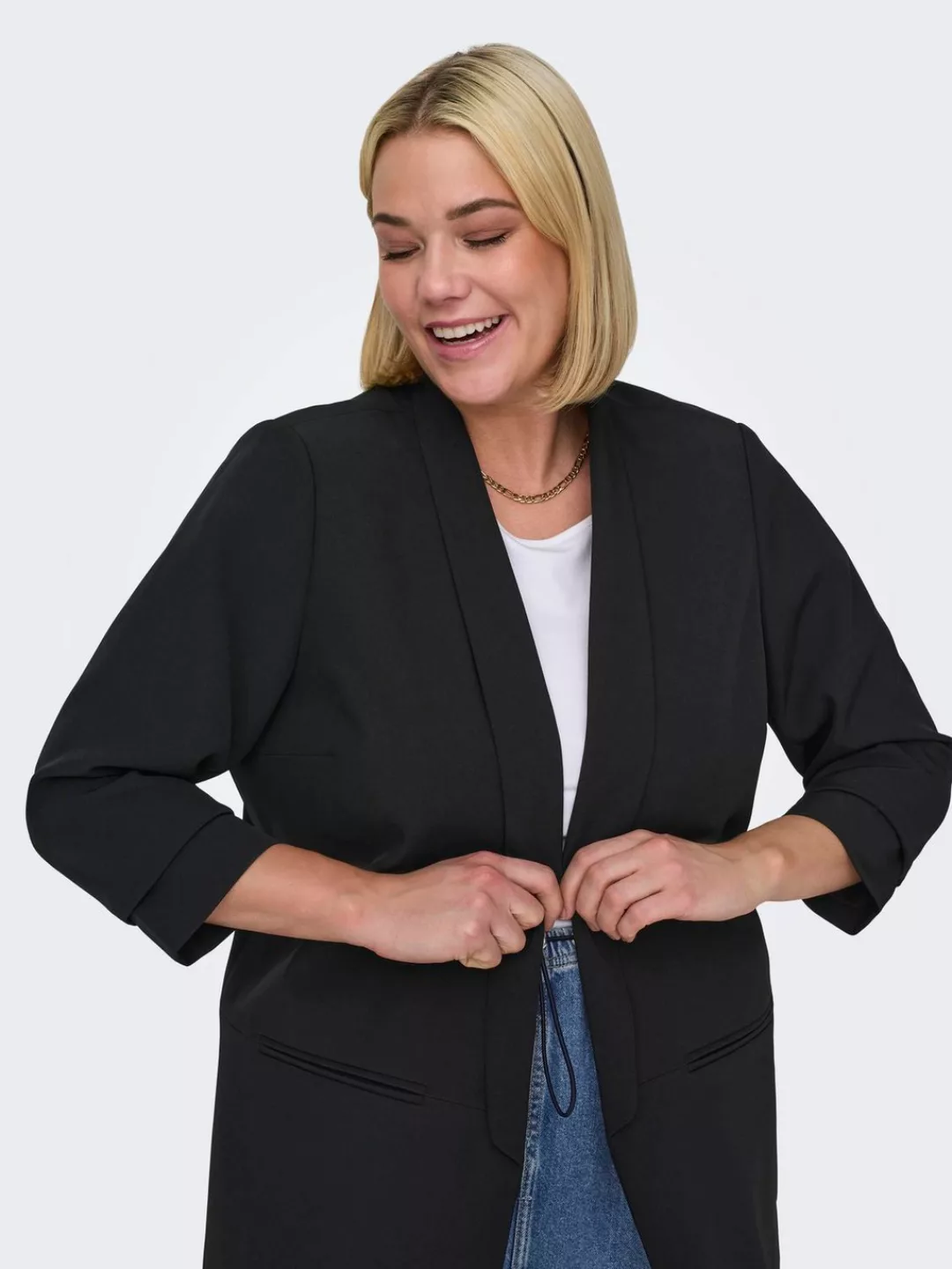 ONLY CARMAKOMA Kurzblazer "CARELLY 3/4 LIFE BLAZER WVN" günstig online kaufen