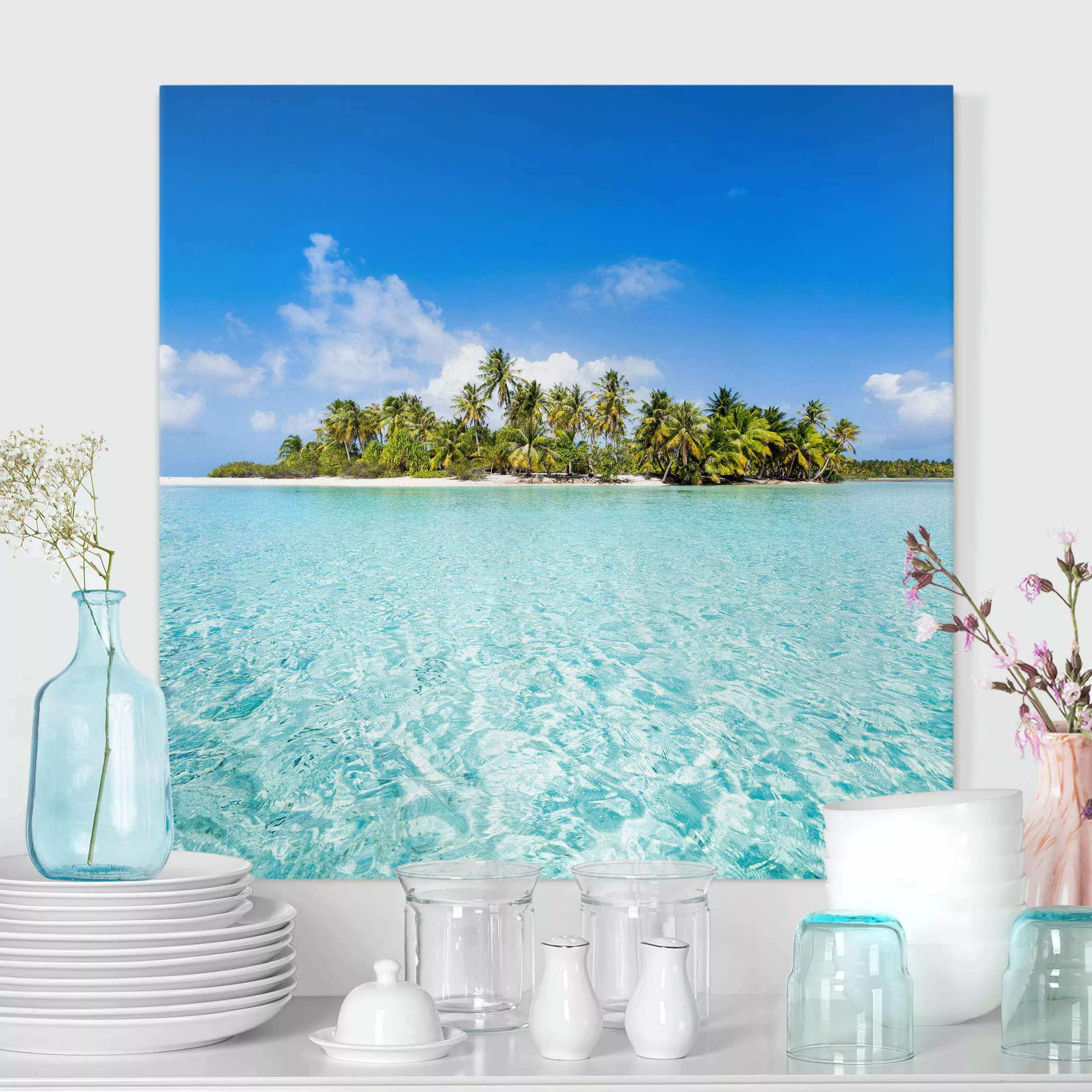 Leinwandbild Crystal Clear Water günstig online kaufen