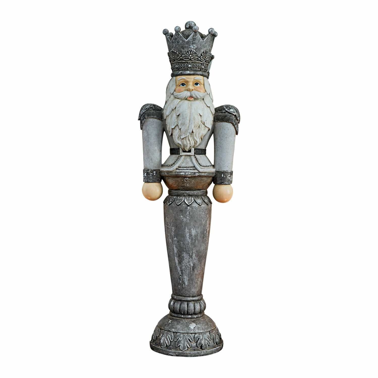 Mirabeau Weihnachtsfigur Deko-Figur Carter antikgrau günstig online kaufen