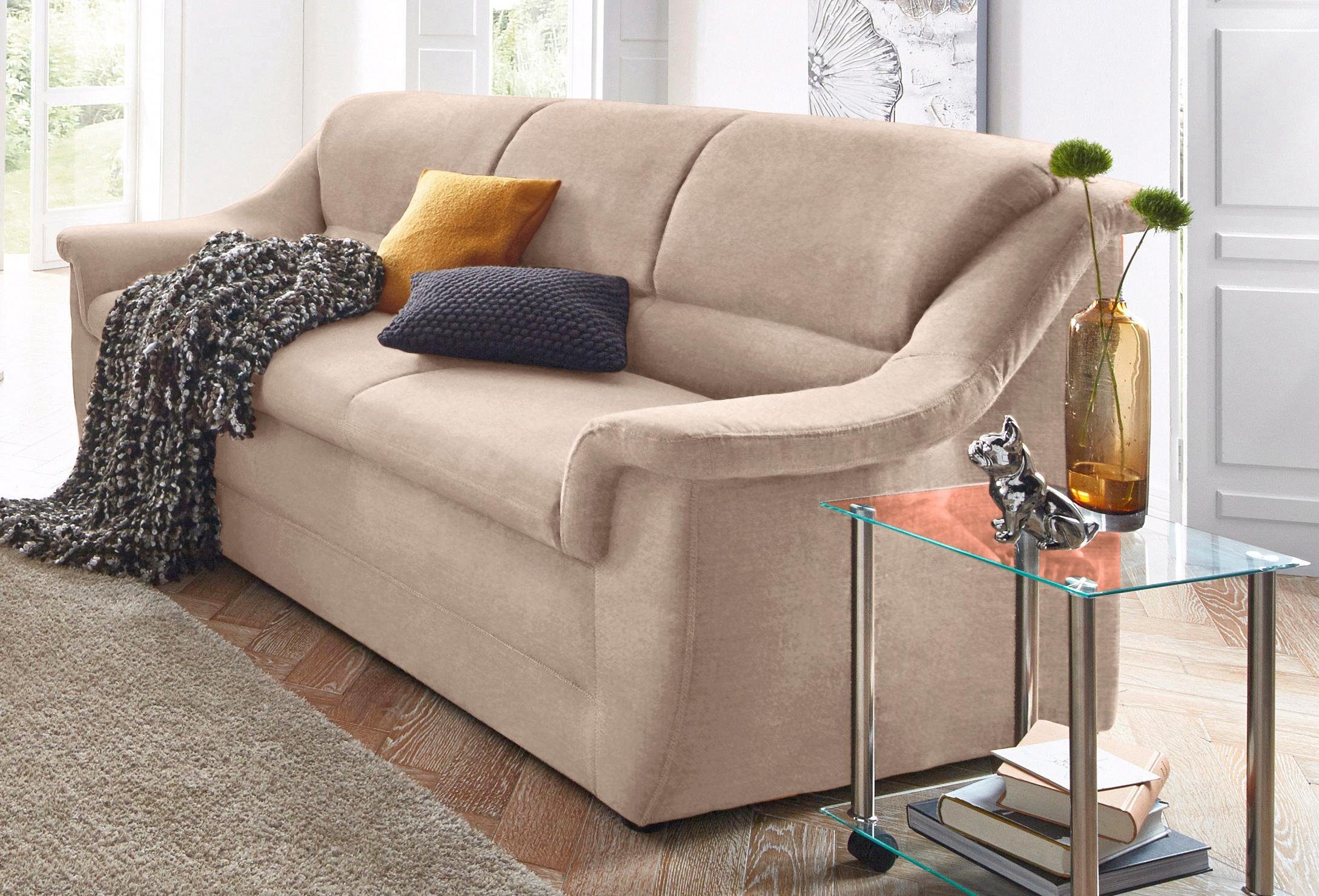 DOMO collection 3-Sitzer "Lale formschönes und komfortables Sofa, zeitlos u günstig online kaufen