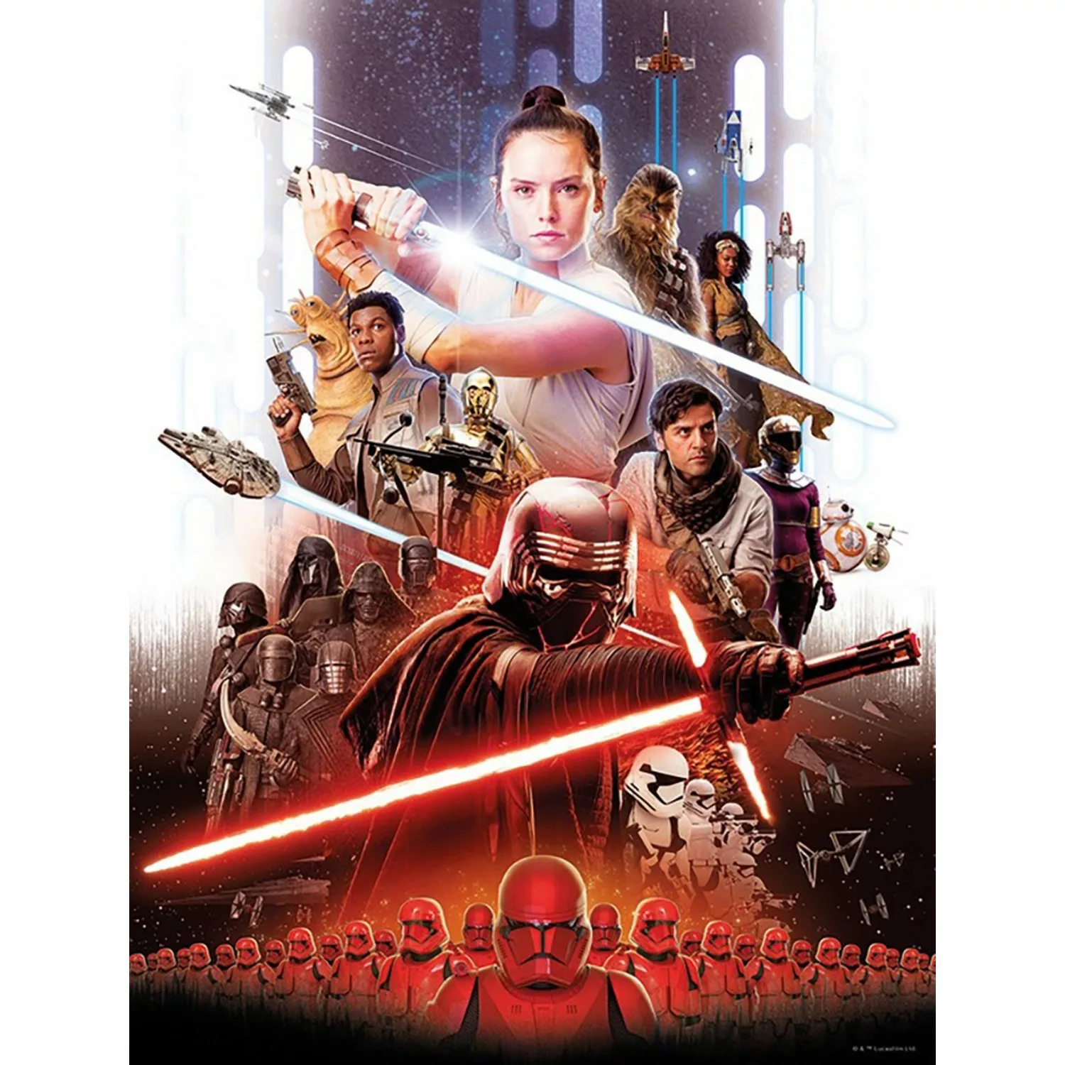 Komar Wandbild Star Wars Rey 40 x 50 cm günstig online kaufen
