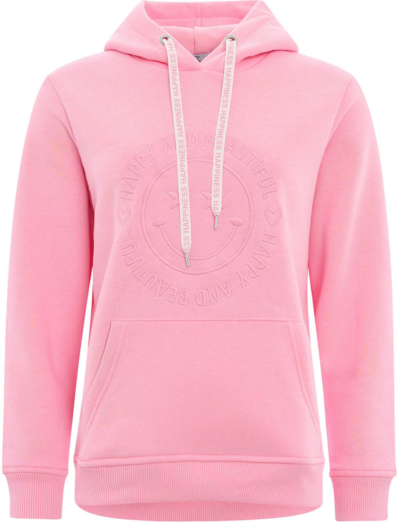 Zwillingsherz Kapuzensweatshirt Happy and Beautiful mit günstig online kaufen